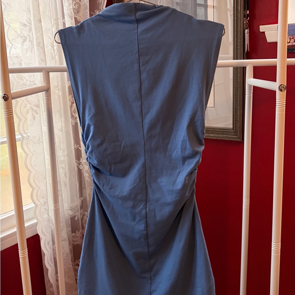Reformation Sky Blue Sleeveless Mini Dress - Picture 15 of 16